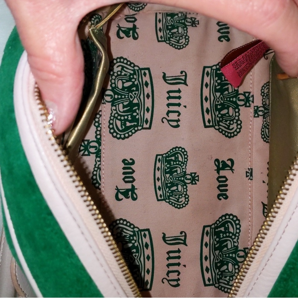 RARE💕Y2K VINTAGE Juicy Couture Green and Pink Bowler Bag💚🎀 - Picture 15 of 15